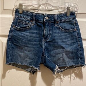 Joe's Jeans Classic Blue Frayed Hem Shorts